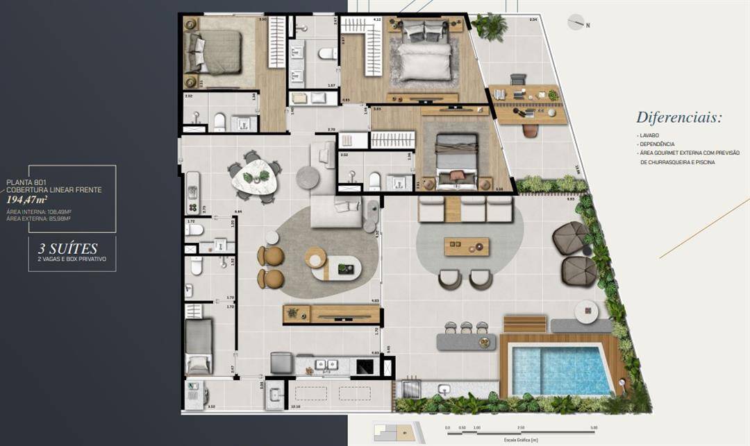 Apartamento, 101 m² - Foto 5